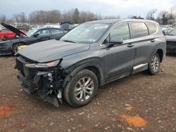 Salvage cars for sale at Chalfont, PA auction: 2019 Hyundai Santa FE SE