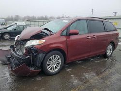 Toyota salvage cars for sale: 2015 Toyota Sienna XLE