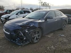 Salvage cars for sale at Columbus, OH auction: 2014 Nissan Maxima S