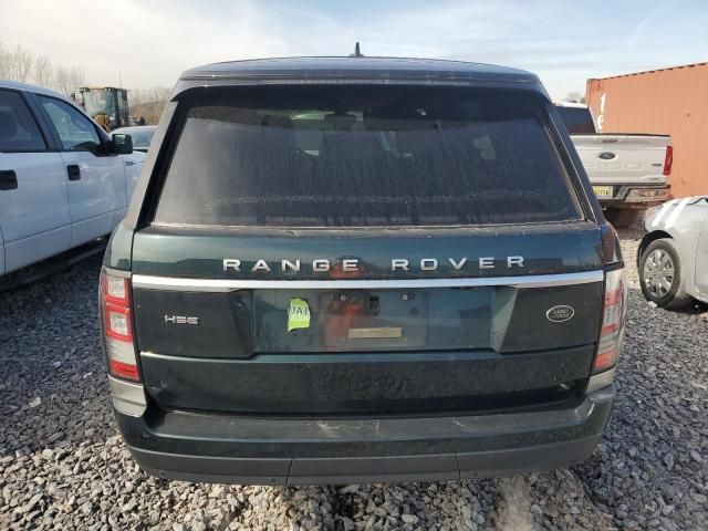 2016 Land Rover Range Rover HSE