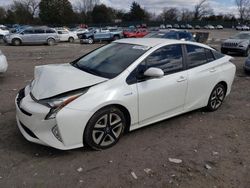 Salvage cars for sale at Madisonville, TN auction: 2016 Toyota Prius