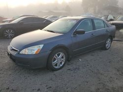 Salvage cars for sale at auction: 2007 Honda Accord EX