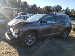 Toyota salvage cars for sale: 2016 Toyota Highlander LE