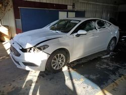 Salvage cars for sale at Fort Wayne, IN auction: 2017 Ford Fusion S