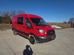 Salvage cars for sale at Rogersville, MO auction: 2016 Ford Transit T-350