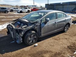 Salvage cars for sale at auction: 2013 Honda Civic LX