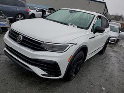 Salvage cars for sale at Spartanburg, SC auction: 2023 Volkswagen Tiguan SE R-LINE Black