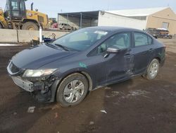 Salvage cars for sale at Brighton, CO auction: 2014 Honda Civic LX