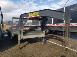 Salvage trucks for sale at Woodhaven, MI auction: 2010 Kaufman Equipment Trailer