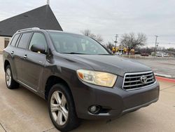 Salvage cars for sale at Oklahoma City, OK auction: 2008 Toyota Highlander Limited