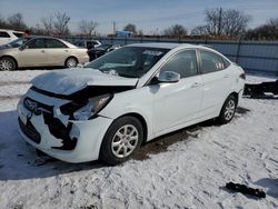 Salvage cars for sale from Copart Chicago Heights, IL: 2014 Hyundai Accent GLS