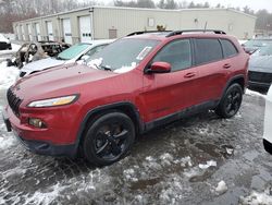 Salvage cars for sale at Exeter, RI auction: 2016 Jeep Cherokee Limited