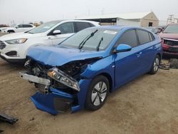 Salvage cars for sale at Brighton, CO auction: 2017 Hyundai Ioniq Blue