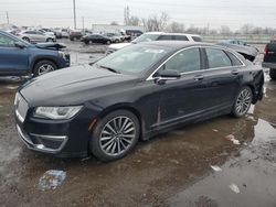 Salvage cars for sale at Woodhaven, MI auction: 2019 Lincoln MKZ