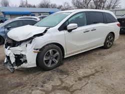 Salvage cars for sale at Wichita, KS auction: 2019 Honda Odyssey Touring