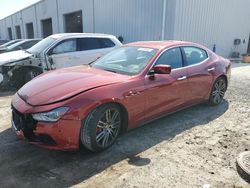 Salvage cars for sale at Jacksonville, FL auction: 2015 Maserati Ghibli S