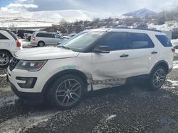 Salvage cars for sale at Reno, NV auction: 2016 Ford Explorer Sport