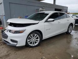 Salvage cars for sale at West Palm Beach, FL auction: 2018 Chevrolet Malibu LT