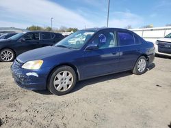 Salvage cars for sale at Sacramento, CA auction: 2002 Honda Civic EX