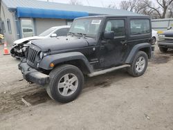 Salvage cars for sale at Wichita, KS auction: 2016 Jeep Wrangler Sport