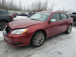 Salvage cars for sale at Leroy, NY auction: 2012 Chrysler 200 Limited