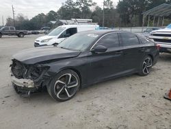 Salvage cars for sale at Savannah, GA auction: 2019 Honda Accord Sport