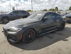 Salvage cars for sale at Miami, FL auction: 2022 BMW 430I