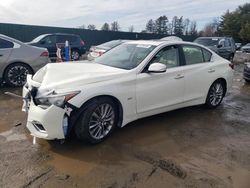 Salvage cars for sale at Finksburg, MD auction: 2019 Infiniti Q50 Luxe