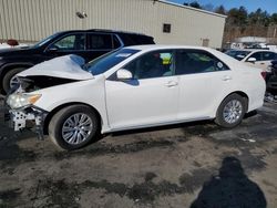 Salvage cars for sale at Exeter, RI auction: 2014 Toyota Camry L