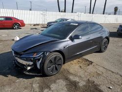 Salvage cars for sale at Van Nuys, CA auction: 2024 Tesla Model 3