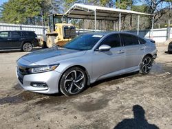 Salvage cars for sale at Austell, GA auction: 2018 Honda Accord Sport