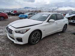 Salvage cars for sale at Magna, UT auction: 2015 Infiniti Q50 Hybrid Premium