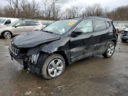 Salvage cars for sale at Ellwood City, PA auction: 2021 Jeep Compass Latitude