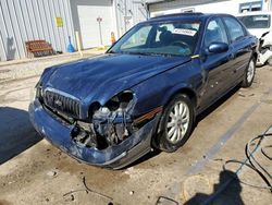 Salvage cars for sale at Pekin, IL auction: 2002 Hyundai Sonata GLS