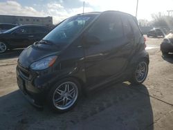 Smart salvage cars for sale: 2009 Smart Fortwo Passion