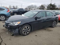 Salvage cars for sale at Moraine, OH auction: 2017 Honda Accord EXL