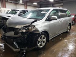 Salvage cars for sale at Elgin, IL auction: 2019 Toyota Sienna LE