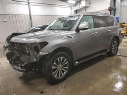 Salvage cars for sale at Casper, WY auction: 2018 Nissan Armada SV