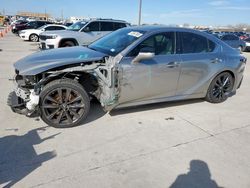 Salvage cars for sale at Grand Prairie, TX auction: 2022 Lexus IS 350 F Sport