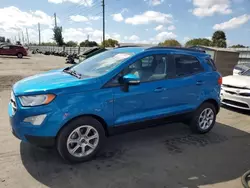 Carros sin daños a la venta en subasta: 2018 Ford Ecosport SE