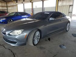 BMW 6 Series salvage cars for sale: 2012 BMW 640 I