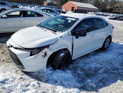 Toyota salvage cars for sale: 2021 Toyota Corolla LE