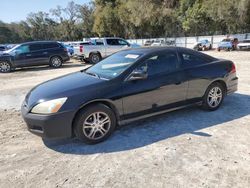 Salvage cars for sale at Ocala, FL auction: 2007 Honda Accord EX