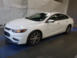 Salvage cars for sale at Dunn, NC auction: 2017 Chevrolet Malibu Premier