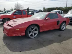 Salvage cars for sale at San Martin, CA auction: 1985 Pontiac Firebird Trans AM