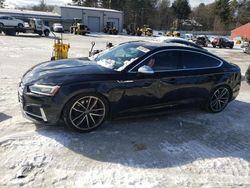 Salvage cars for sale at Mendon, MA auction: 2018 Audi S5 Prestige