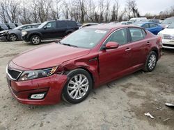 Salvage cars for sale at Baltimore, MD auction: 2015 KIA Optima EX