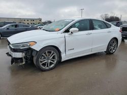 Salvage cars for sale at Wilmer, TX auction: 2019 Ford Fusion Titanium