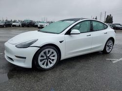 Salvage cars for sale at Rancho Cucamonga, CA auction: 2023 Tesla Model 3