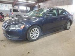 Volkswagen Passat Vehiculos salvage en venta: 2015 Volkswagen Passat S